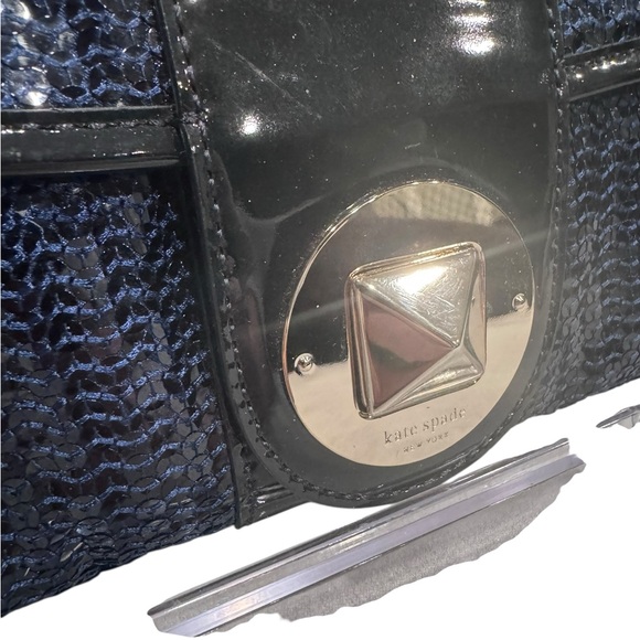 Kate Spade Small Ava Blue Clutch NWT - Picture 2 of 10